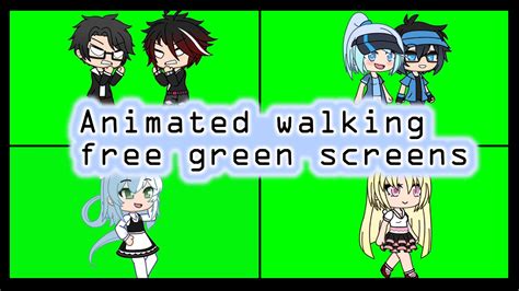 Free Gacha Oc Walking Green Screen And Other Stuffs Ks Gacha Pls