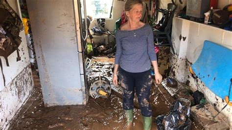 Flood Hit Devon Villagers Plea For Help With Clean Up Bbc News