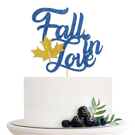 Buy Halodete Fall In Love Cake Topper Wedding Cake Topper Bridal