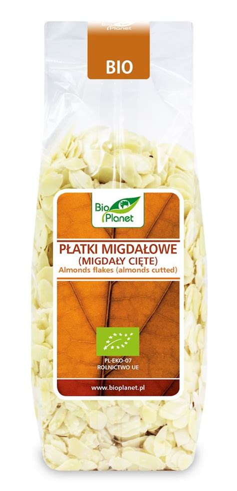 PŁATKI MIGDAŁOWE MIGDAŁY CIĘTE BIO 300 g BIO PLANET Bio Planet