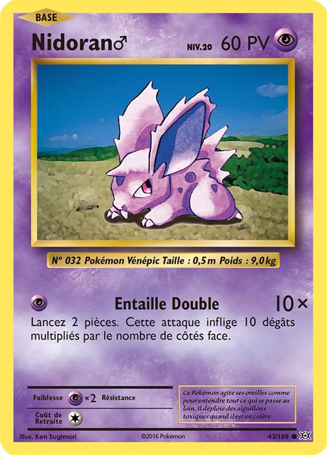 Nidoran XY Évolutions 43 Poképédia