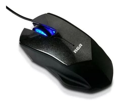 Mouse Gamer Rca MG204b Ergonômico Led Usb 1600 Dpi Cor Preto MercadoLivre