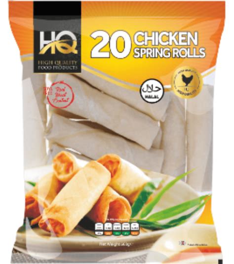 Chicken Spring Rolls 20PCS Salam Halal Butchers