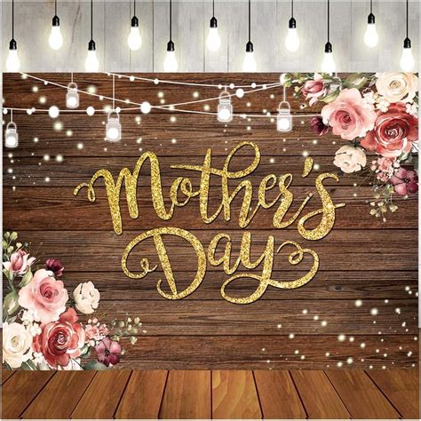 Amazon LTLYH 7x5ft Happy Mother S Day Backdrop Mother S Day