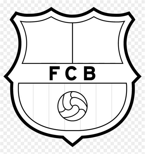 Fc Barcelona Logo Black And White - Fc Barcelona Transparent Logo, HD ...