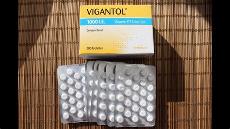 VIGANTOL 1000 I.E. Tabletten - YouTube