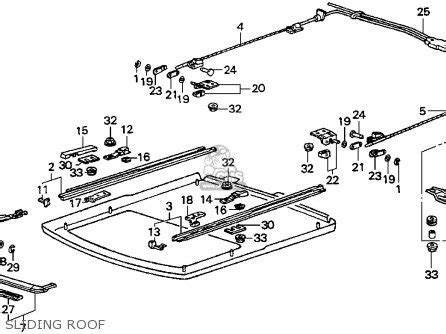 Honda ACCORD 1986 G 4DR LXI KA Parts Lists And Schematics