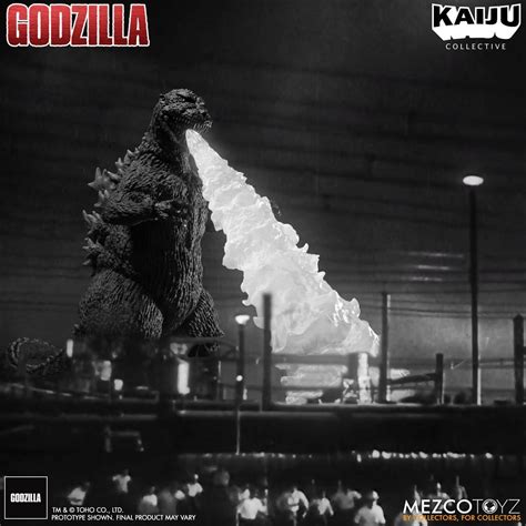 Kaiju Collective Godzilla Black And White Edition Figure