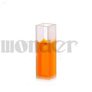 Mm Path Length Jgs Quartz Cell Cuvette With Ptfe Lid And Level