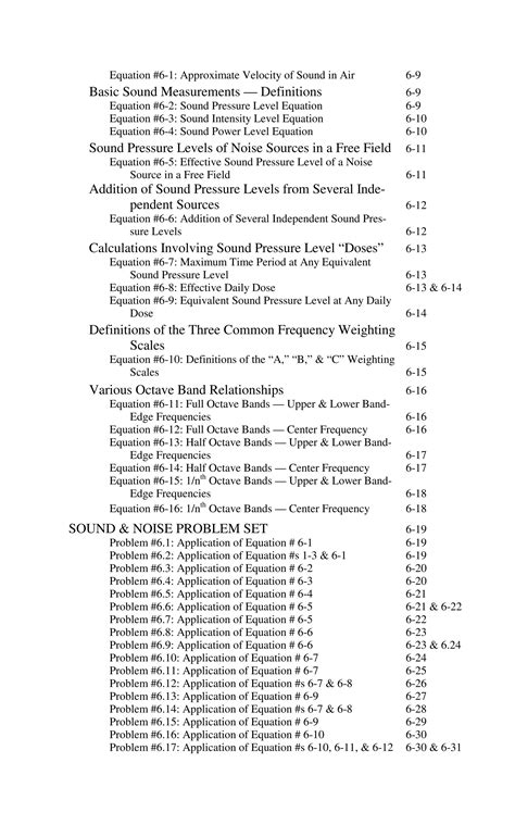 Industrial Occupational Hygiene Calculations A Professional Reference Second Edition 6