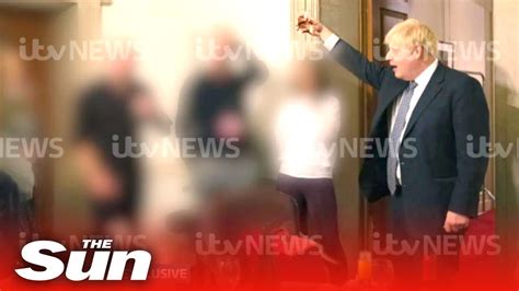 New Lockdown Busting Partygate Pics Show Boris Johnson Raising A Glass