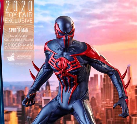 SPIDER MAN SPIDER MAN 2099 BLACK SUIT Sixth Scale Figure By Hot Toys Egyfigures