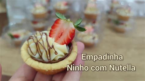 Empada de Ninho Nutella Você nunca comeu algo assim empadinha