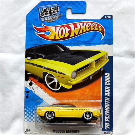 Hot Wheels Muscle Mania Series Plymouth Aar Cuda Xe M H Nh Ch I Vnd Meoyeu Us