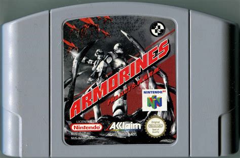 Armorines Project S W A R M Nintendo Box Cover Art Mobygames