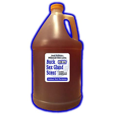 Buck Sex Gland Scent Gallon Paul Pollick S Whitetail Deer Lures