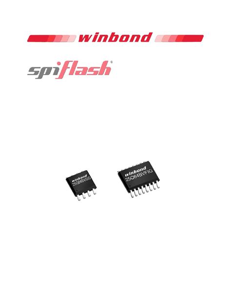 W25Q64BV Datasheet 1 61 Pages WINBOND 64M BIT SERIAL FLASH MEMORY