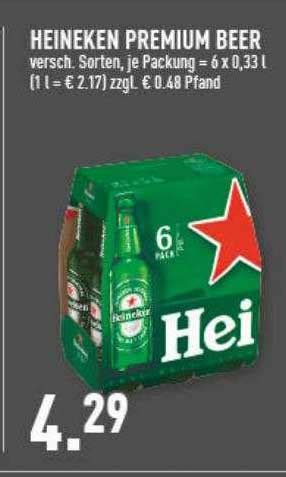 Heineken Premium Beer Angebot Bei Marktkauf Prospekte De