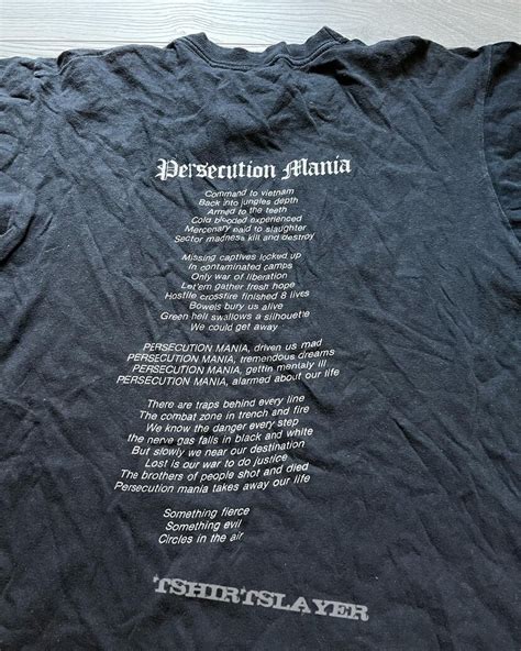 Sodom Persecution Mania 1987 shirt | TShirtSlayer TShirt and ...