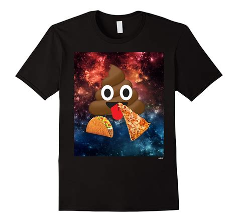 Poop Emoji T Shirt Cosmic Pizza Space Poop Emoji Shirt Tees