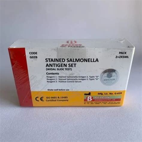 Beacon Stained Salmonella Antigen Set At Rs Kit In Malkajgiri Id