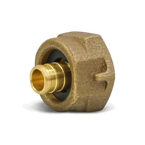 Plumbflex In Pex B X In Fip Brass Water Meter Coupling With