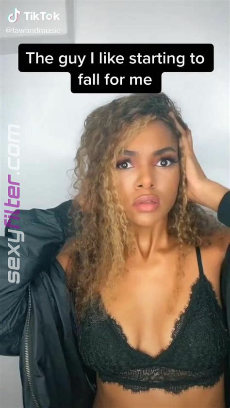 Hot Law Shows Cleavage In Black Bra Sexyfilter