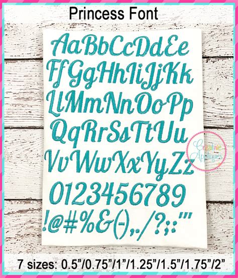 Script Fonts MACHINE EMBROIDERY - Creative Appliques