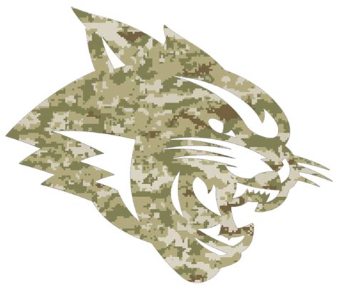 Abilene Christian Wildcats Mascot Logo Salute to Service Camo Decal ...