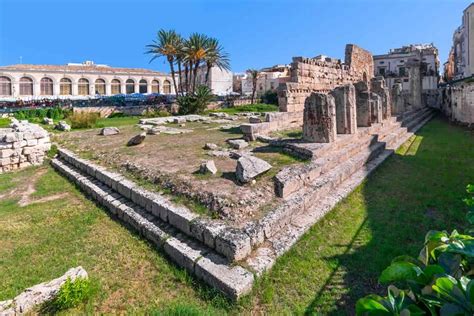 Temple Of Apollo Siracusa The World Of Sicily