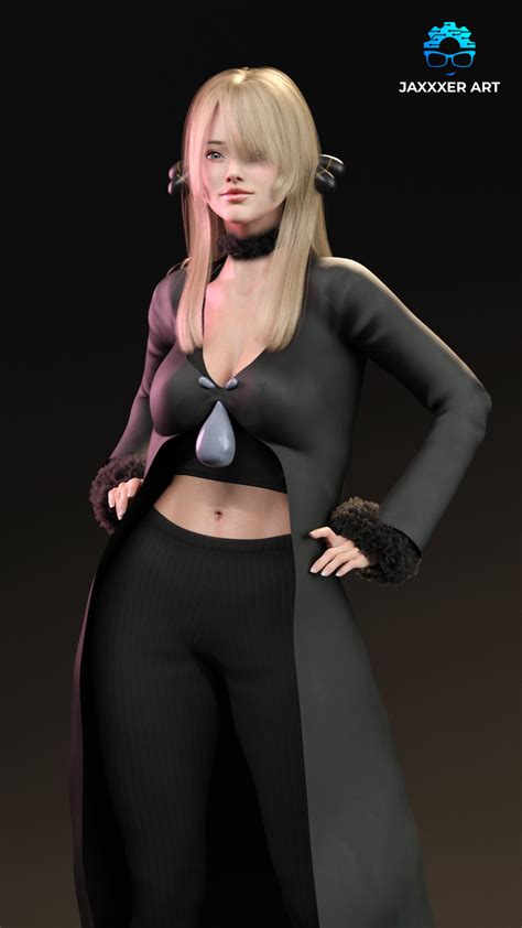 Cynthia Pokemon By Jaxxxer Hentai Foundry