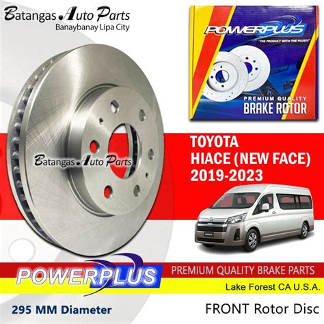 POWERPLUS ROTOR DISC TOYOTA HIACE NEW FACE 2019 2023 1PC Shopee