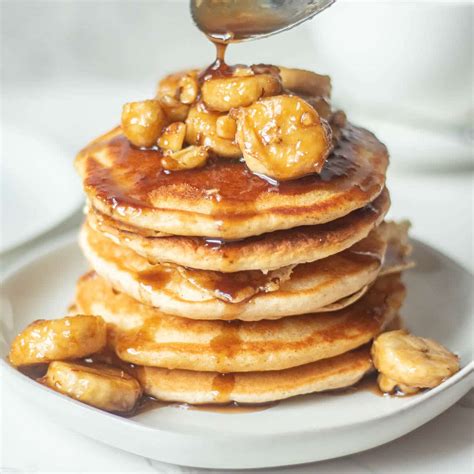 Bananas Foster Pancakes Recipe - Chenée Today