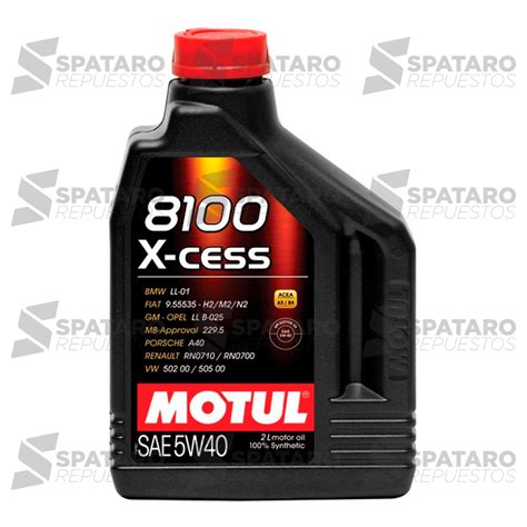 Aceite De Motor Motul X Cess W Sintetico X Lts