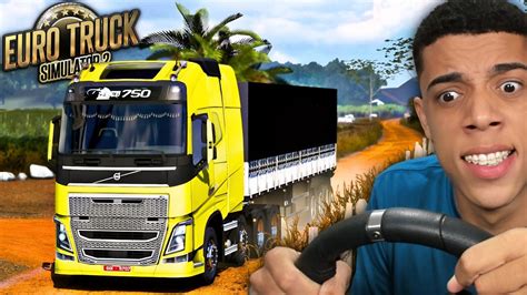 SAINDO DA FAZENDA 24 TONELADAS CAMINHÃO ESTRAGOU EURO TRUCK