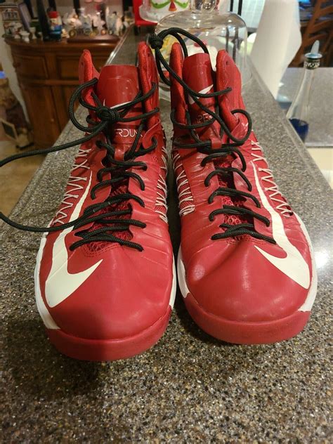 NIKE HYPERDUNK 2013 MENS RED BASKETBALL SHOES SIZE 1… - Gem