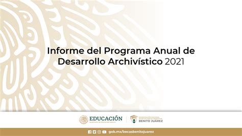 Informe Del Programa Anual De Desarrollo Archivístico 2021