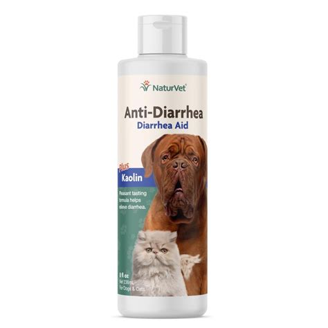 Naturvet Anti Diarrhea Diarrhea Aid Plus Kaolin For Dogs And Cats 8