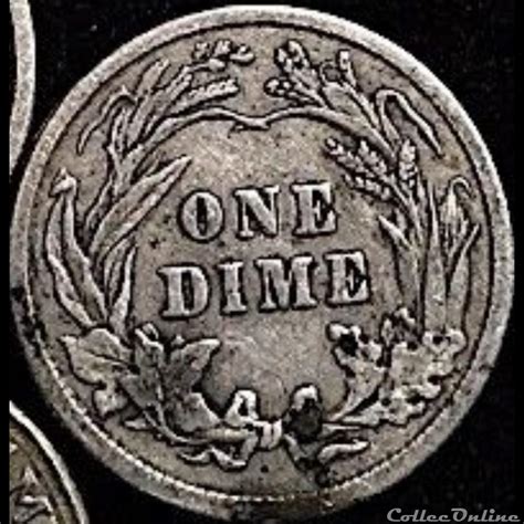 1913 Dime Coins World United States Dimes 1892 1916 Barber