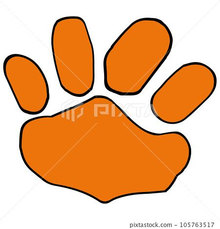 Captivating Tiger Paw Clipart for Your Designs