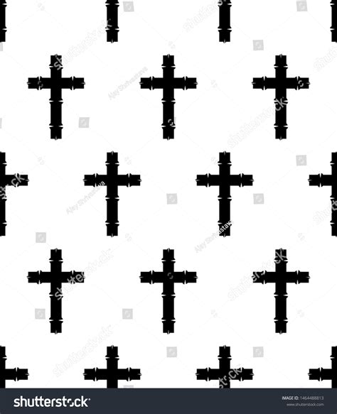 Christian Cross Seamless Pattern Vector Art Stock Vector Royalty Free