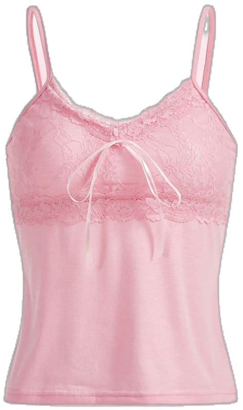 Kawaii Contrast Lace Cami Top Lace Cami Top Lace Cami Cami Tops