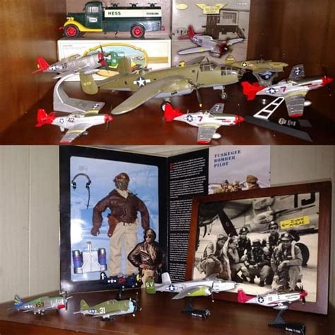 Model aircraft in honor of Tuskegee Airman Ivan McRae | CAF RISE ABOVE