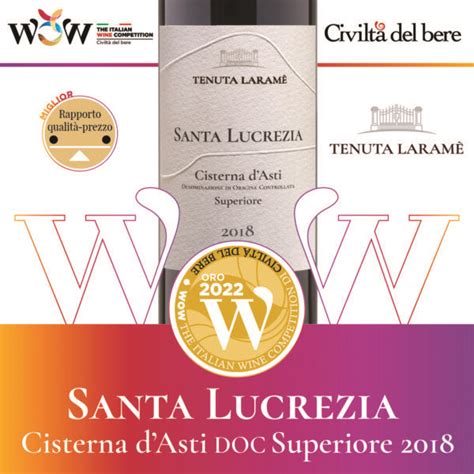 Medagli D Oro Per Santa Lucrezia A WOW The Italian Wine Competition