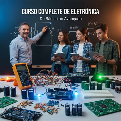 Curso De Eletronica Fortaleza - Curso de eletrônica. Conhecendo todos os componentes, como identifi...