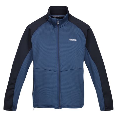 Regatta Highton Zip Jacket Mens Modra Mornarska Sportsdirect