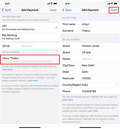 How to add or change your Apple ID shipping and billing address
