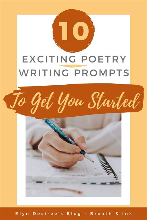 10 Inspiring Poetry Writing Prompts