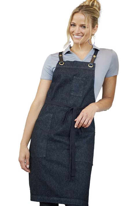 3 Pocket Denim Bib Apron Edwards Garment