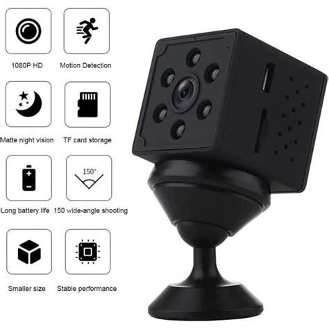 Camera Espion K Hd Mini Camera Surveillance Wifi Interieur Longue